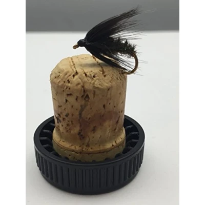 Image of BestCity Fly Fishing PRIME COLLECTION Black and Peacock Spider Wet pack Size 10/12 of 12 trout flies