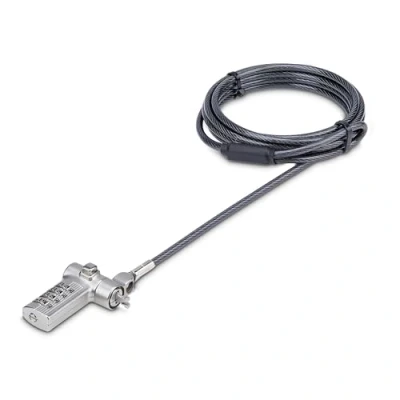 Image of StarTech.com 3in1 Universal Laptop Lock with 2m Cable