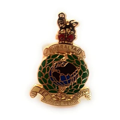 Image of 1000 Flags Corps of Royal Marines (RM) Navy Crest Pin Badge MOD Approved