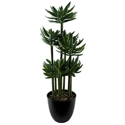 Image of Leaf Design UK Artificial Yukka Tropical House Plant, 60 cm