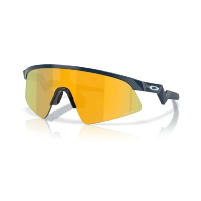 Image of Oakley Kid OJ9015 RESISTOR SWEEP 901505 Sunglasses O_matter Blue Gold Squared Normal