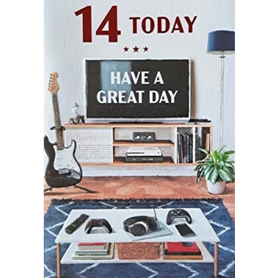 Image of Prelude 14 Today Card for 14th Birthday Boy