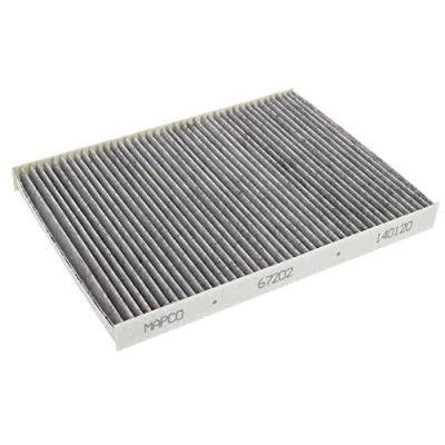 Image of 1J0819644, 1J0819644A, 8L0091800 Pollen Filter MAPCO 67202 Activated Carbon 282mm 206mm 25mm VOLKSWAGEN: Golf 4, 5, Passat B5 GP Saloon