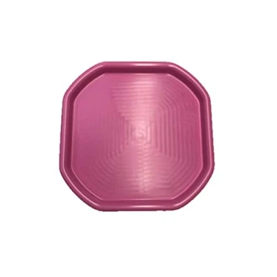 Image of KetoPlastics SMALL Messy TRAY Plastic Builders Building Material MIXING Spot for Cement Mortar Sand Plastering Time (PINK)