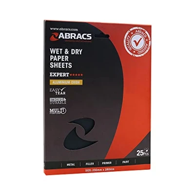 Image of VAN LINE Abracs Wet &amp; Dry Paper 230x280mm P180 Pack of 25 WAP4