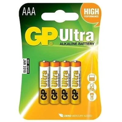 Image of Ultra Alkaline AAA Batteries (4 Pack)