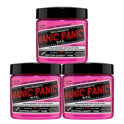 Image of Manic Panic Cotton Candy Pink, classic hot pink hair colour