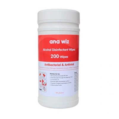 Image of Alcohol Disinfectant Wipes (200 Sheet Tub)