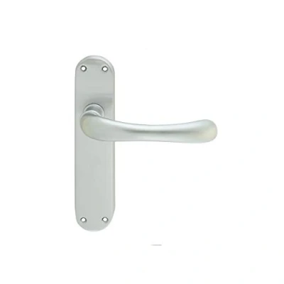Image of Carlisle Brass CBL12SC IBRA Lever ON Backplate Latch, Satin Chrome