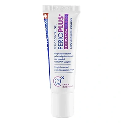 Image of Curaprox PerioPlus+ Focus Gel, 10ml Oral Gel for Gum Disease Treatment &amp; Enamel Repair.