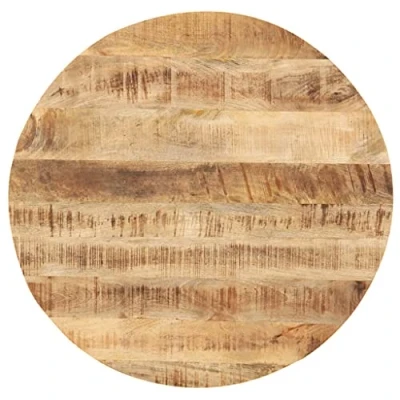 Image of vidaXL Table Top Solid Mango Wood Round 25 27 mm 60 cm