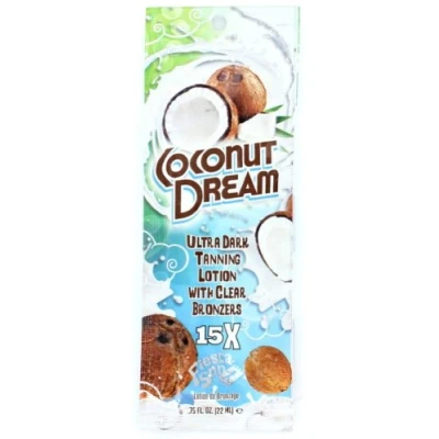 Image of Fiesta Sun Coconut Dream Ultra Dark Tanning Lotion with Clear Bronzer Sachet 22ml
