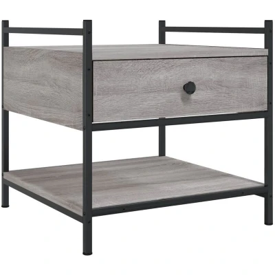 Image of vidaXL Coffee Table Grey Sonoma 50x50x50 cm Engineered Wood