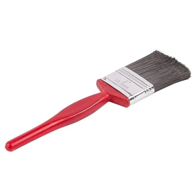Image of Red 5cm Plastic DIY Paint Brush By Blackspur