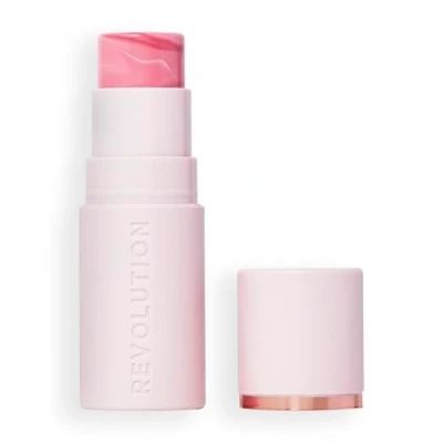 Image of Revolution Skin Silk Marble Blush Stick Pinched Light Pink 4.5g