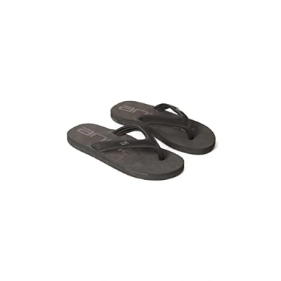 Image of Animal Swish Womens Flip Flops Lightweight, Comfortable &amp; Slip on Footwear with Padded Straps For Autumn Winter, Beach, Walking, Outdoors Jet Black Adult Shoe Size 8