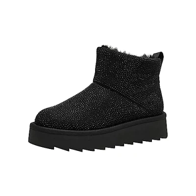 Image of Tamaris Winter boots, Women&#039;s, Size: 5, Black glam Textile