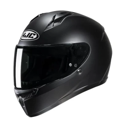 Image of HJC C10 Full Face Motorcycle Helmet Motorbike Scooter ACU Gold Crash Lid Matt Black (L)