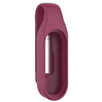 Image of NEO+ Wristband or Clip HOLDER to choose from compatible with Xiaomi Mi Band 3 and 4, Straps Replacement Pink blue glow in the dark! (CLIP BURGUNDY)