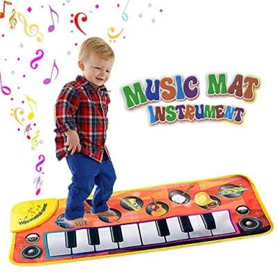 Image of Piano Mat Toy Kids Music Play Keyboard for Baby Childrens Gift Birthday Christmas