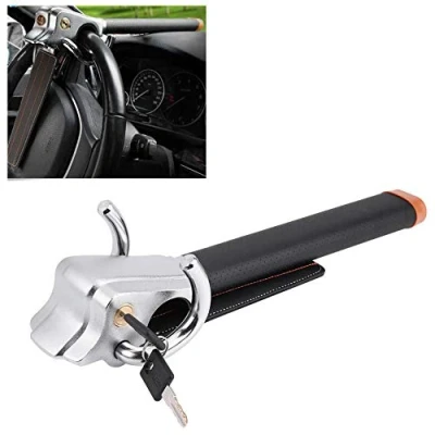 Image of GOTOTOP Steering Wheel Lock,Professional Anti Theft Locking Devices Lock with Keys