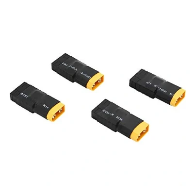 Image of BDHI 4pcs No Wires Connector: Male XT60 / XT 60 to Female Traxxas TRX Adapter(BDHI 86)