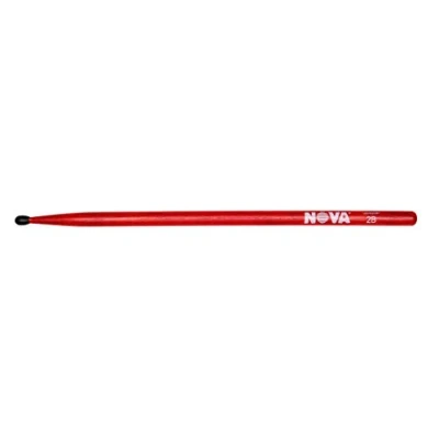 Image of Vic FIrth NOVA Drumsticks 2BN Nylon Tip Red