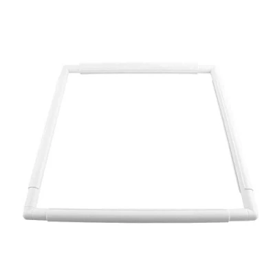 Image of Walfront Universal Square Rectangle Plastic Clip Frame for Embroidery Cross Stitch Quilting Needlepoint Silk Painting Tool(43.1 * 43.1cm)