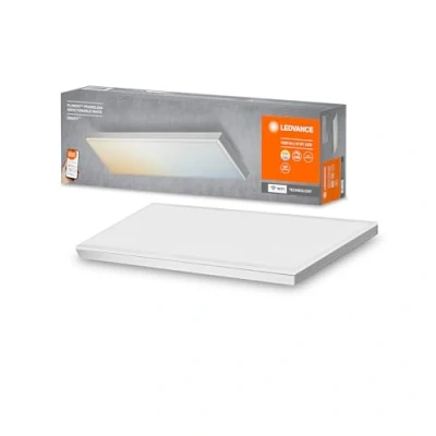 Image of LEDVANCE Smart LEDCeiling Luminaire, Indoor Panel with WiFi Technology, Tunable White (3000K 6500K), 400 mm X 100 mm, Compatible Google and Alexa Voice Control, SMART+ ORBIS FRAMELESS