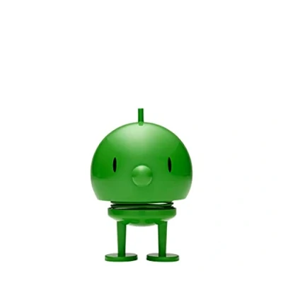 Image of Hoptimist Bumble Scandinavian Figurine, Decorative Figurine for Living Room, Office, Gadgets, Great Small Gifts, 7.5 x 8.5 10.6 cm, Medium, Green
