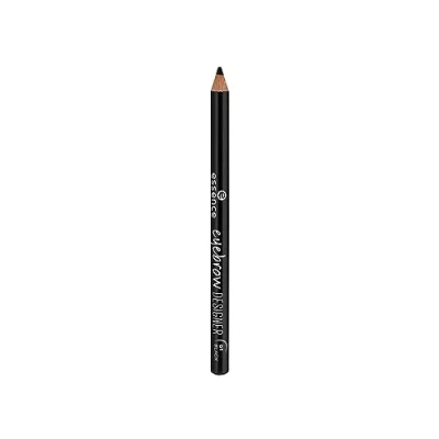 Image of essence cosmetics Eyebrow Designer, Eye Pencil, No. 01 Black, Defining, Vegan, Microplastic Particles Free, Nanoparticles Free (1 g)