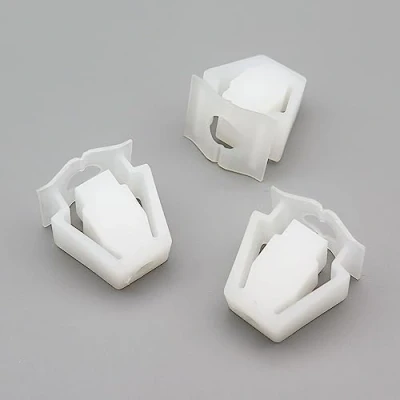 Image of VVO Fasteners Plastic Front Wheel Arch Lining and Mudguard Clip, White (Pack of 10)