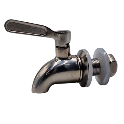 Image of Finerfilters Stainless Steel Spigot Tap Fits British Berkefeld, Berkey and Other Gravity Water Filter Systems, Drinks dispensers, Butts