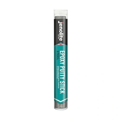 Image of JENOLITE Epoxy Putty Repair Stick STEEL Industrial Strength Rebuild &amp; All Metals Waterproof Temp Resistant To 149C 112g (7 Inches)