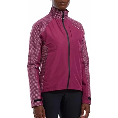 Image of Altura Nightvision Storm Women&#039;s Waterproof Cycling Jacket with Reflective Technology Pink UK Size 10