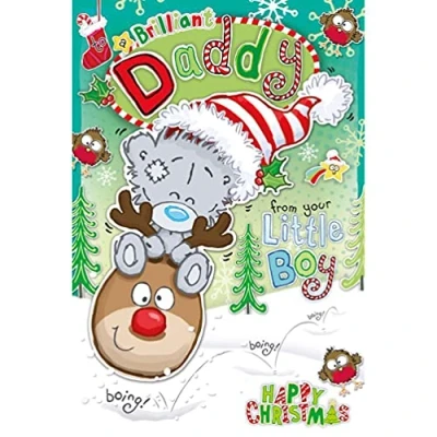 Image of Me To You Bear Daddy From Little Boy My Dinky Christmas Card