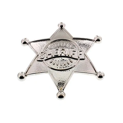 Image of Zac&#039;s Alter Ego Fancy Dress Shiny Sheriff Badge