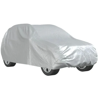 Image of vidaXL Car Cover for SUV with Buckle Straps Full Silver XL