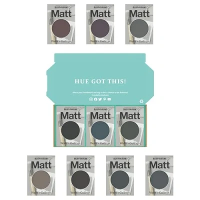 Image of Rust Oleum Wall Paint in Matt Finish Moody Darks Tester Box