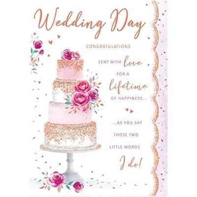 Image of Regal Publishing Wedding Card Day 10 x 7 inches