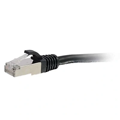 Image of C2G 89915 1 m Cat6a Shielded Patch Cable Black