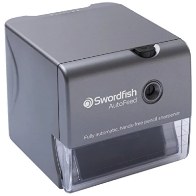 Image of Swordfish ‘AutoFeed’ Electric Pencil Sharpener with Replaceable Helical Blade and Point Options [40327]