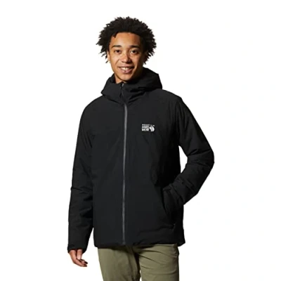 Image of Mountain Hardwear Men&#039;s Stretch Ozonic Insulated Jacket, Black, M