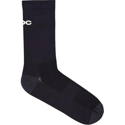 Image of POC Cadence ROAD LONG Socks Unisex Sports socks, Size: Large, Uranium black