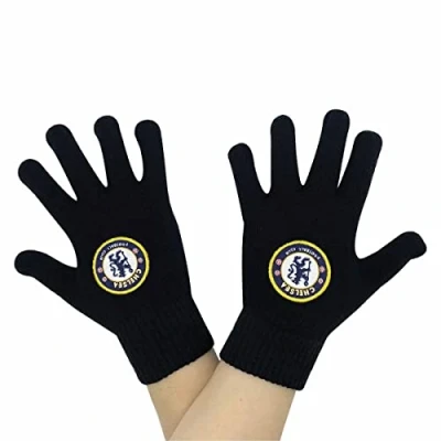 Image of Chelsea Unisex Adult Knitted Gloves, Colourful, One Size