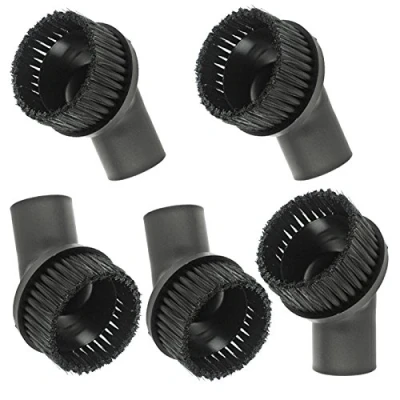 Image of SPARES2GO Mini Dusting Brush for Numatic Henry &amp; Hetty Vacuum Cleaner (Pack of 5 Brushes, 32mm)
