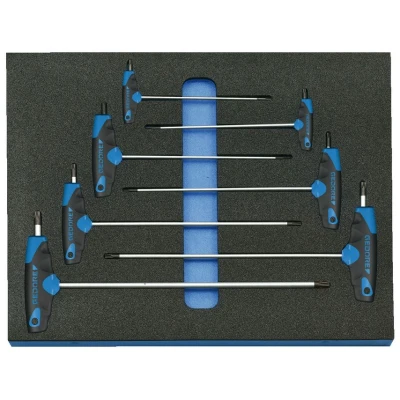 Image of Gedore Hexagon Allen key set in CT module 7 pcs