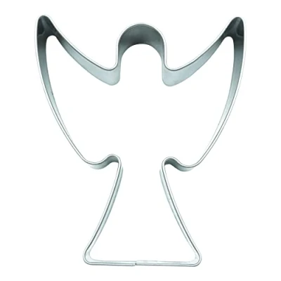 Image of BekkiB 3435 Cookie Cutter &quot;Guardian Angel&quot; 6.3 cm Angel for Biscuits or Cookies Christmas
