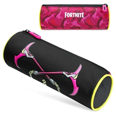 Image of Fortnite Pencil Case, Barrel Cases for Kids, Gifts Boys, Back to School Supplies Gamers