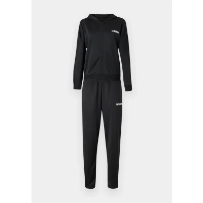 Image of adidas Sportswear Essentials Linear SET Tracksuit, Women&#039;s, Size: Small, Black